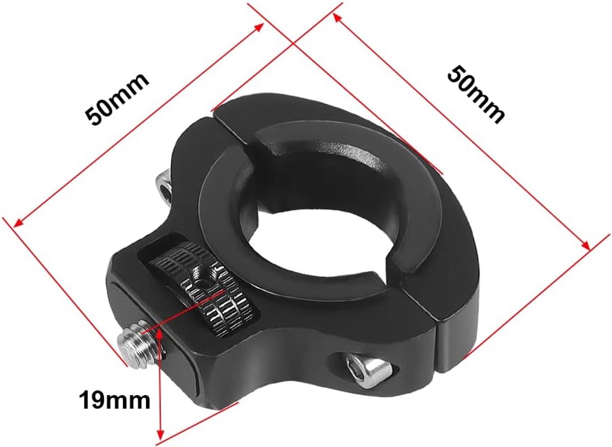 1/4 inch actiecamera-bevestiging, accessoire stuurbevestiging Geschikt voor GoPro
