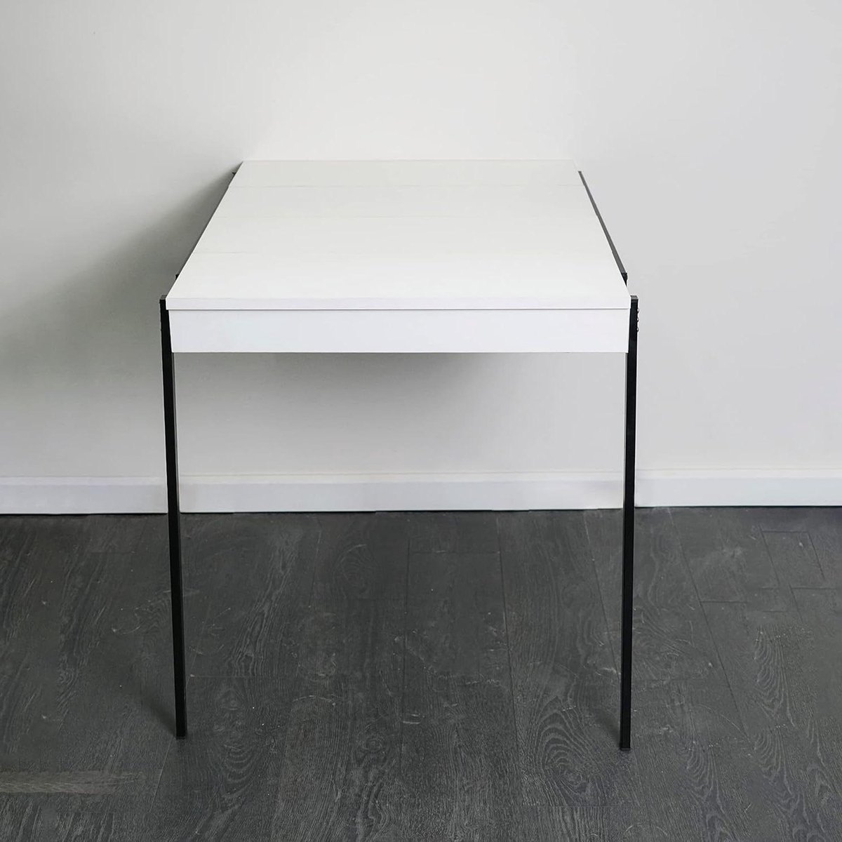 Klaptafel - Wandtafel bureau - Ruimtebesparend werken - Opvouwbaar multifunctioneel - 70 x 98 cm - Wit