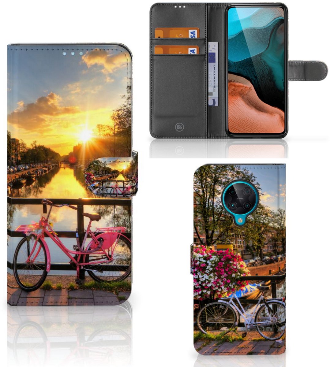 Xiaomi Poco F2 Pro Flip Cover Amsterdamse Grachten