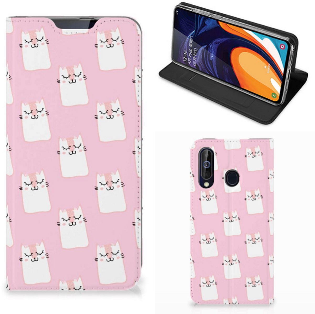 Samsung Galaxy A60 Hoesje maken Sleeping Cats