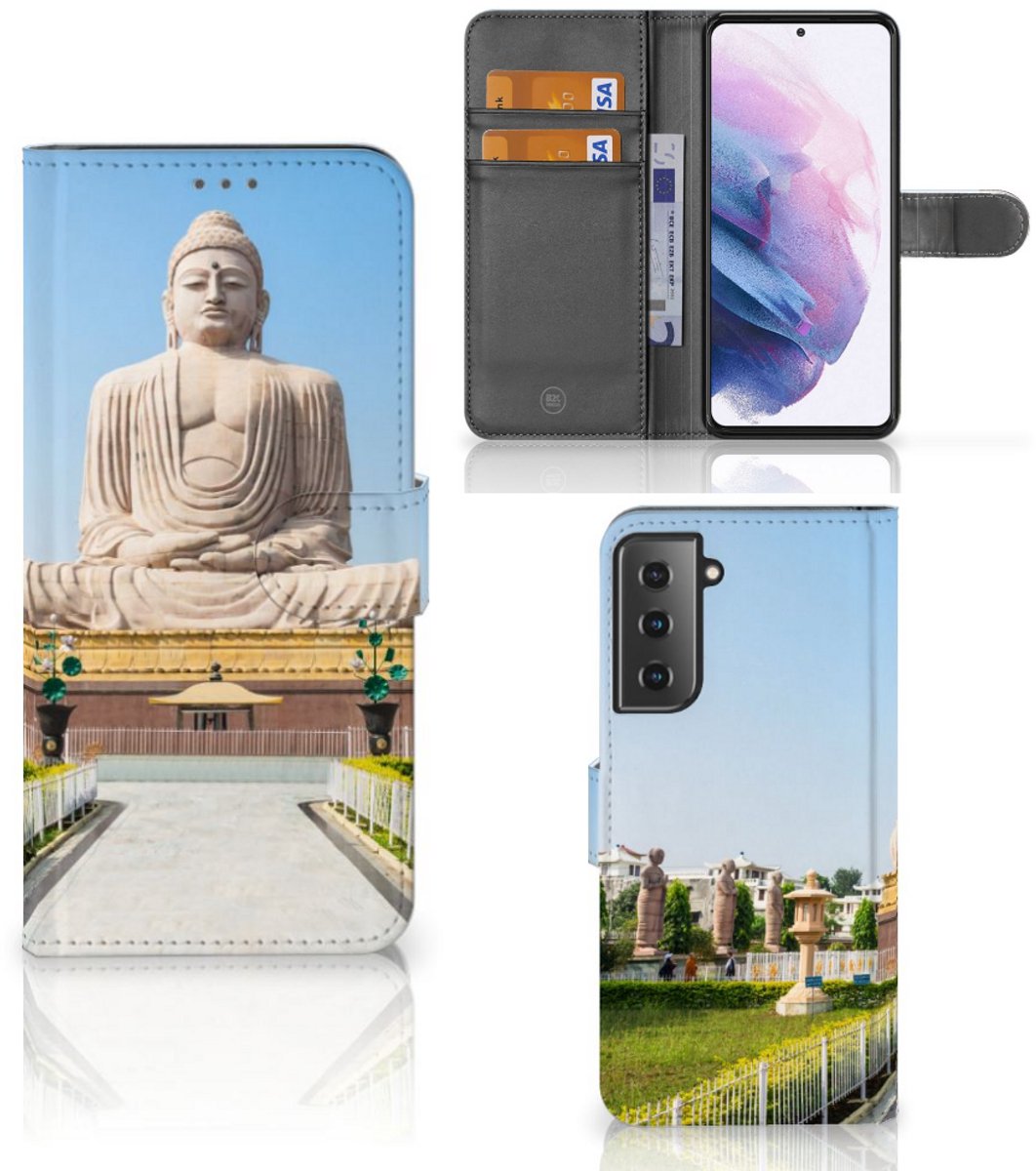 Samsung Galaxy S21 Plus Flip Cover Boeddha
