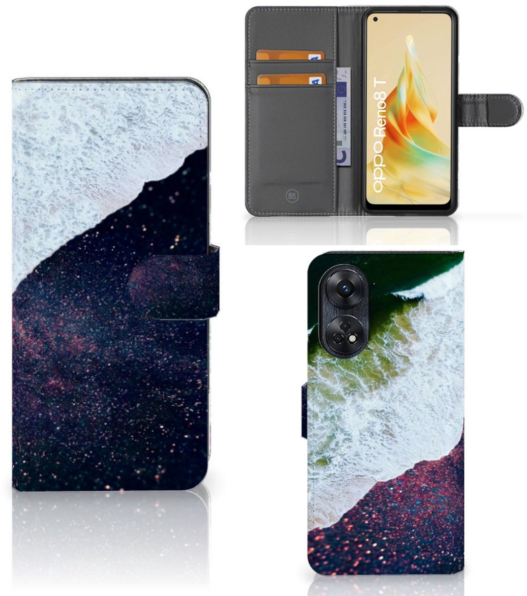 OPPO Reno8 T 4G Book Case Sea in Space