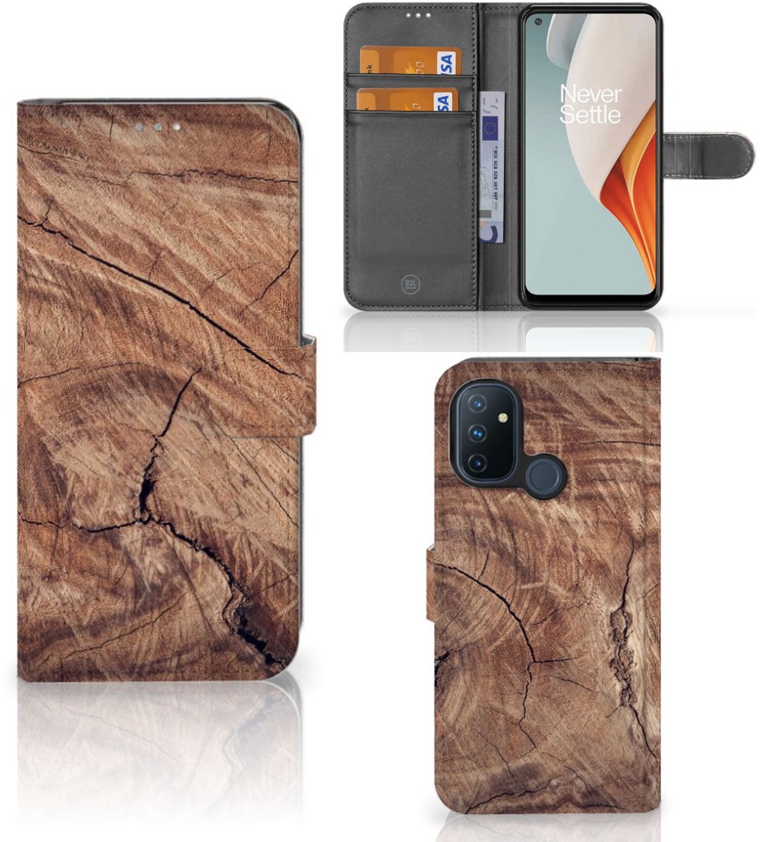 OnePlus Nord N100 Book Style Case Tree Trunk