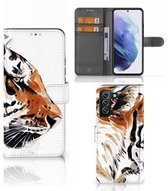 Hoesje Samsung Galaxy S22 Plus Watercolor Tiger