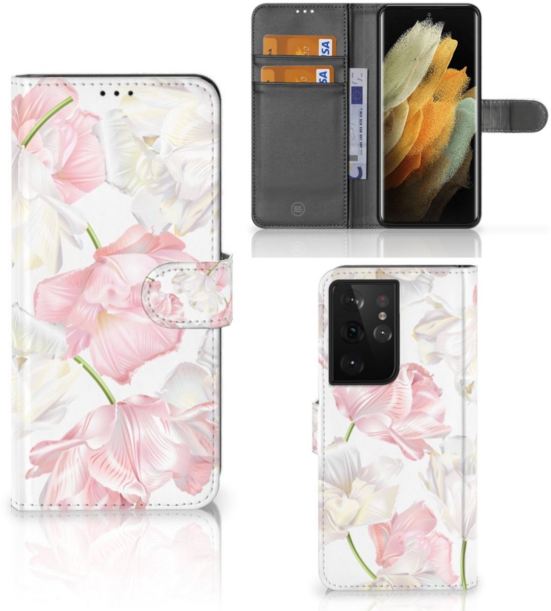 Samsung Galaxy S21 Ultra Hoesje Lovely Flowers