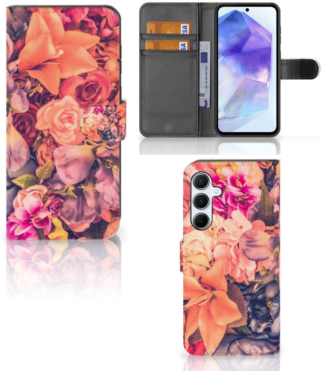 Samsung Galaxy A55 Hoesje Bosje Bloemen