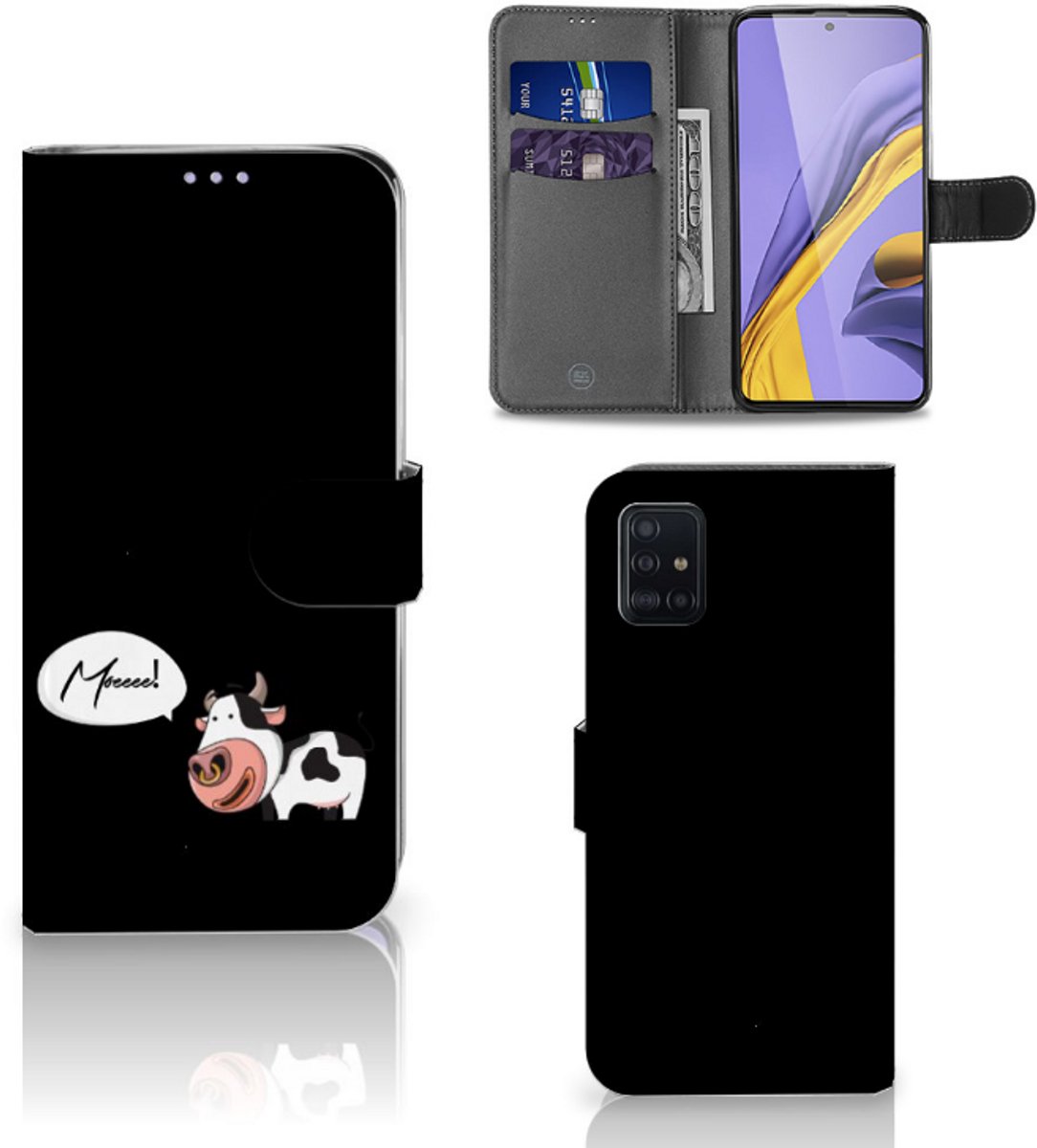Samsung Galaxy A51 Leuk Hoesje Cow
