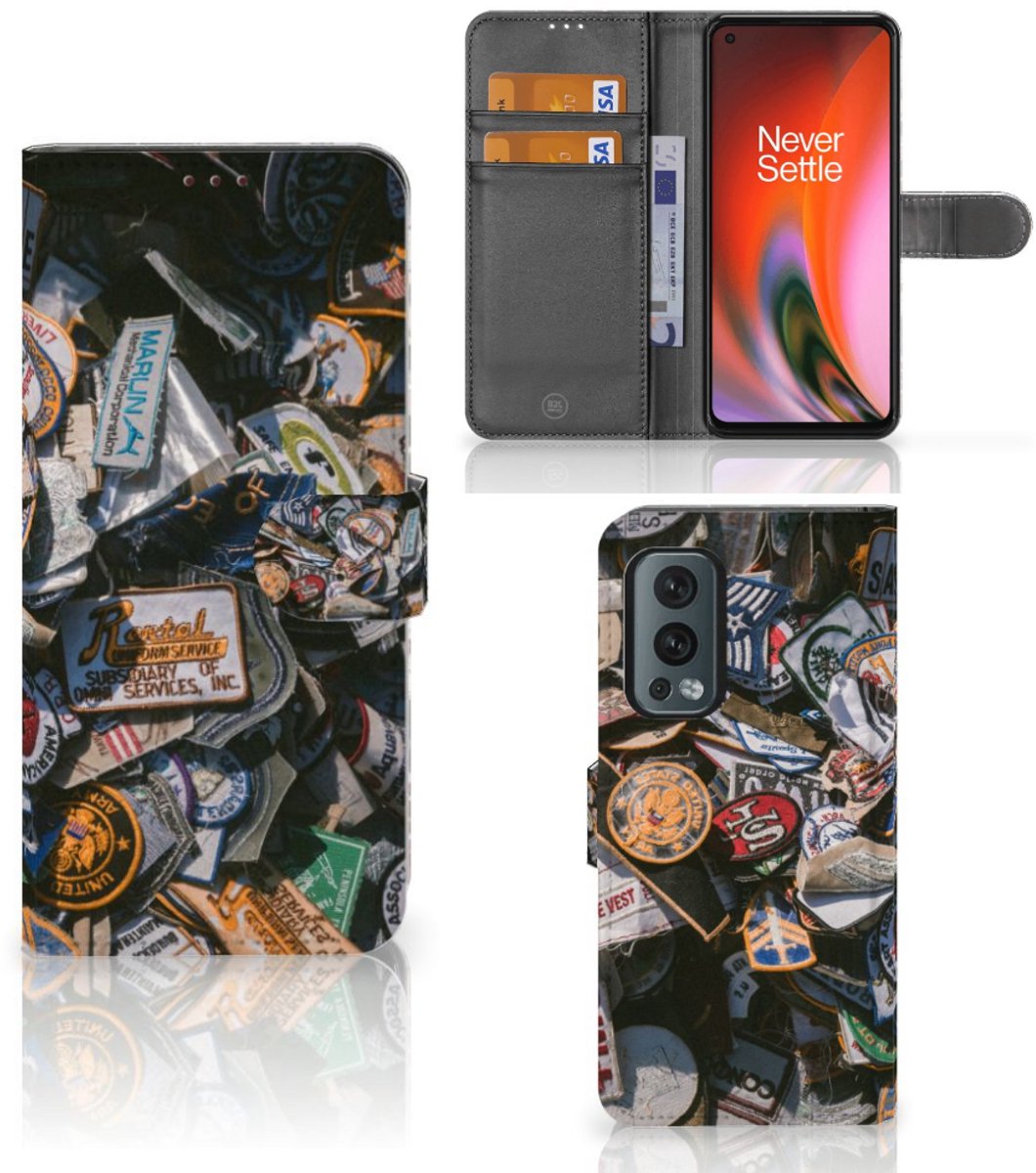 OnePlus Nord 2 5G Telefoonhoesje met foto Badges