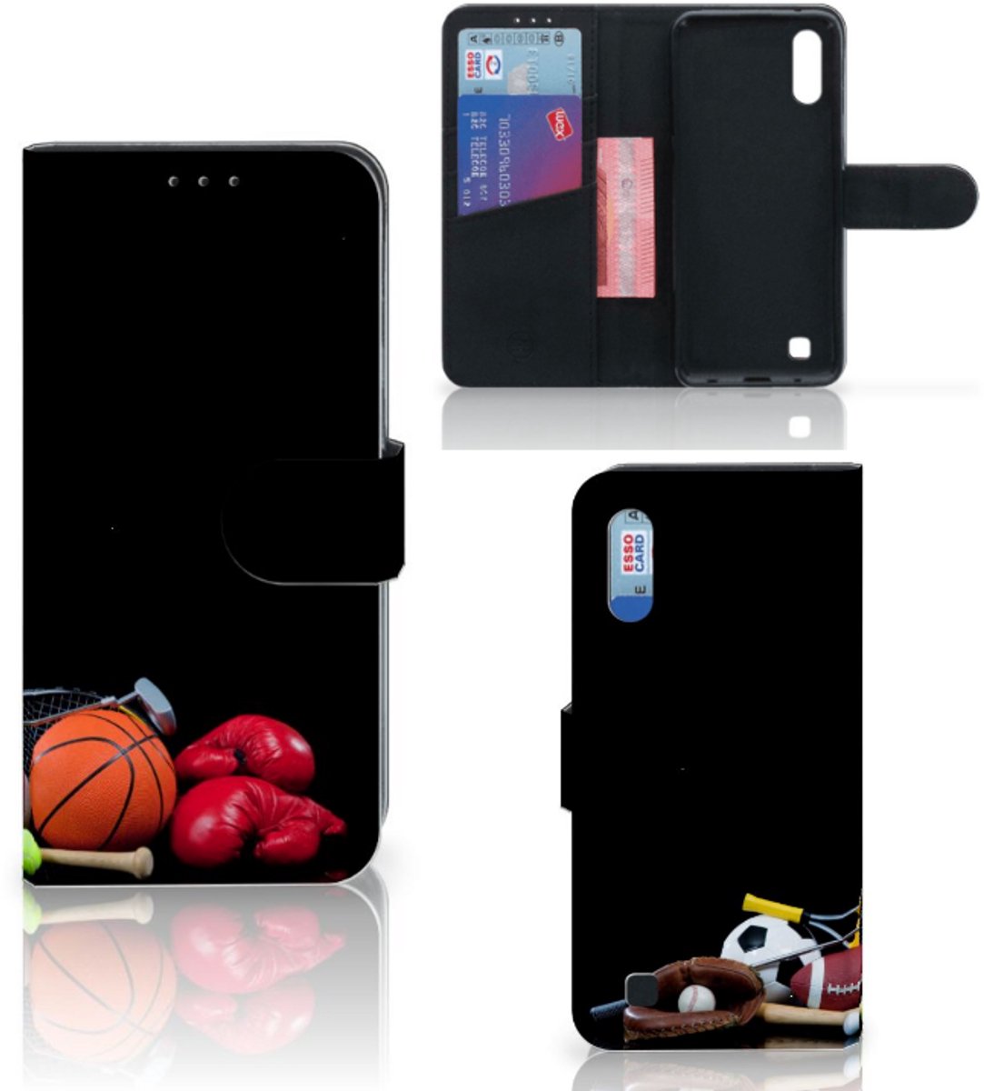 Samsung Galaxy M10 Wallet Case met Pasjes Sports