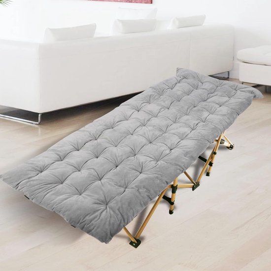 REDCAMP XL Matras voor Camping Bed, 190x75cm Zachte Comfortabele Katoen Dikke Slaapmatras Pad van REDCAMP — afbeelding 2