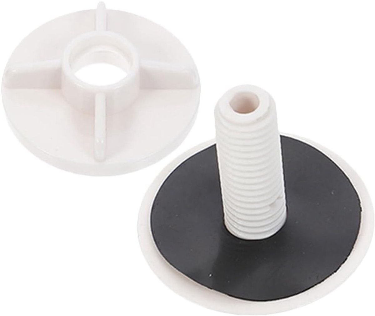 Decoratieve Kraanbedekking van Plastic, Gaatjesstopper voor Wastafel, Accessoires voor Badkamer en Keuken, Wit