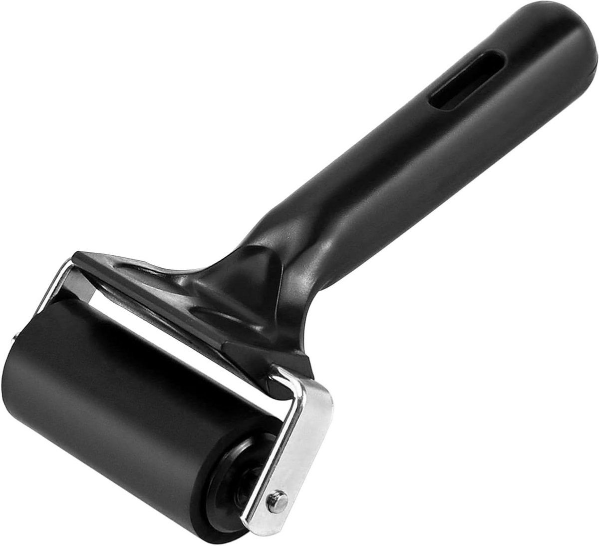 Rubberen Rol - Taperol Naadroller - Behang Aanbrengen - Massief Rubber - 24 inch - Zwart