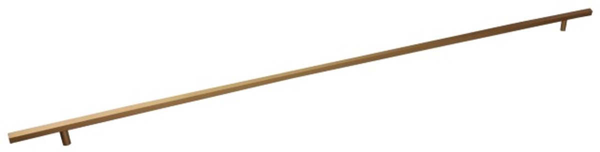 Gamet - Reeks RE33 - Goud Satijn Reling - 800mm - Zeskant Handgreep