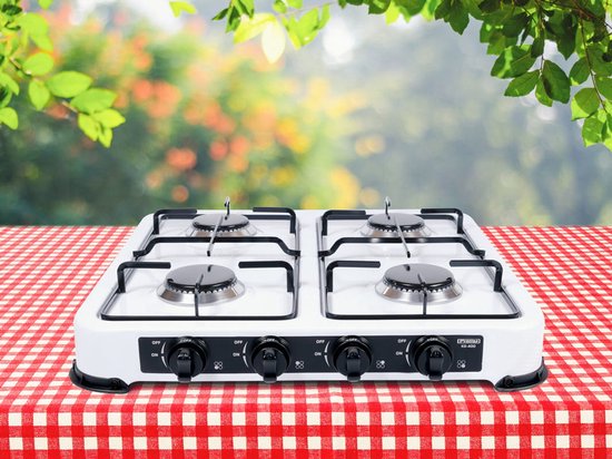 Promis KG400C camping kookplaat 4 zones - kleur zwart van Pro — afbeelding 3