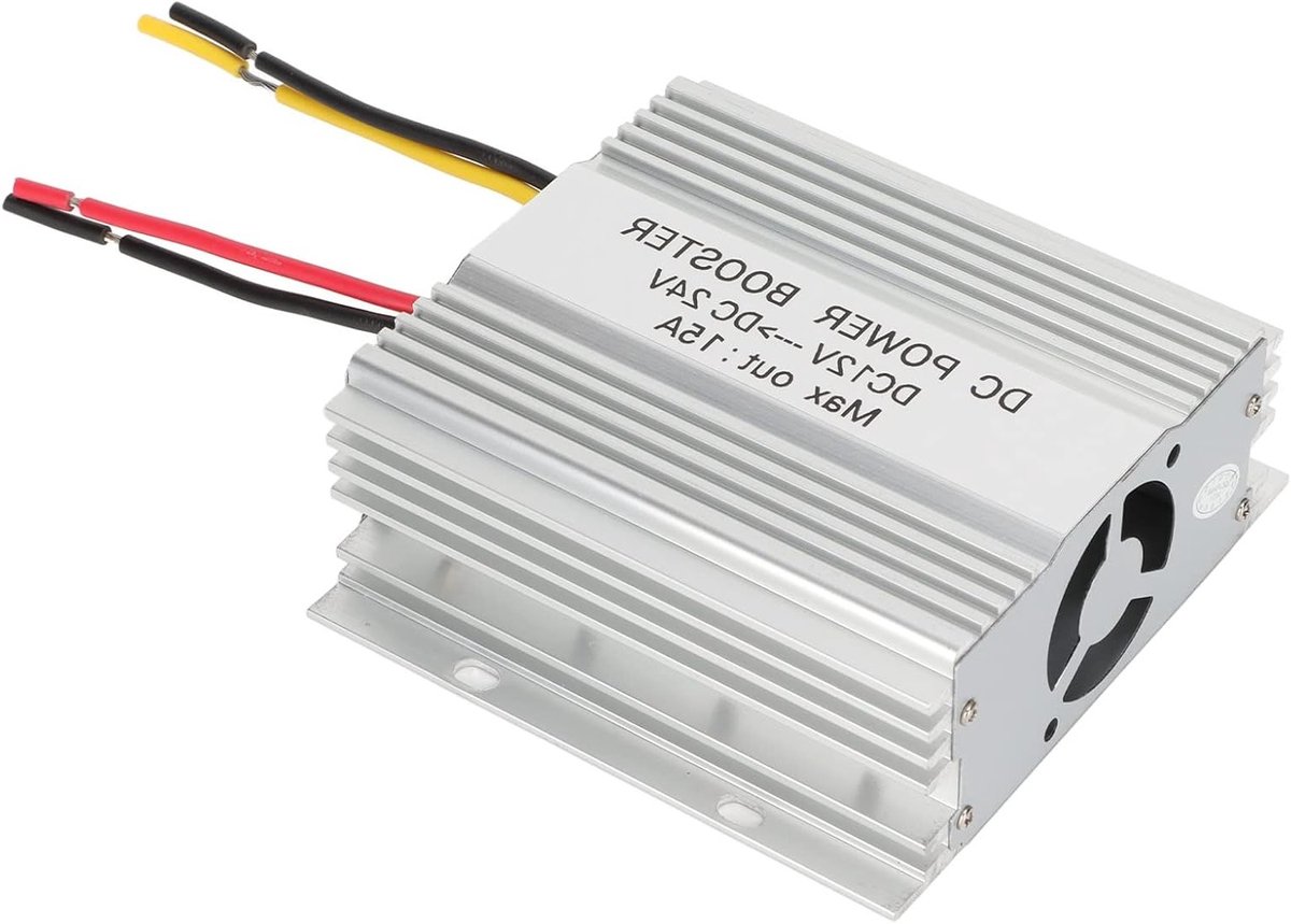 12V naar 24V Boost Converter - 360W DC Spanning Regulator voor Bussen, Auto Audio en LCD TV's