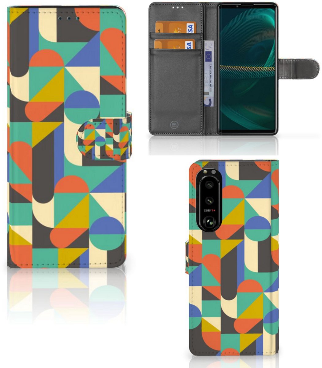 Sony Xperia 5III Telefoon Hoesje Funky Retro