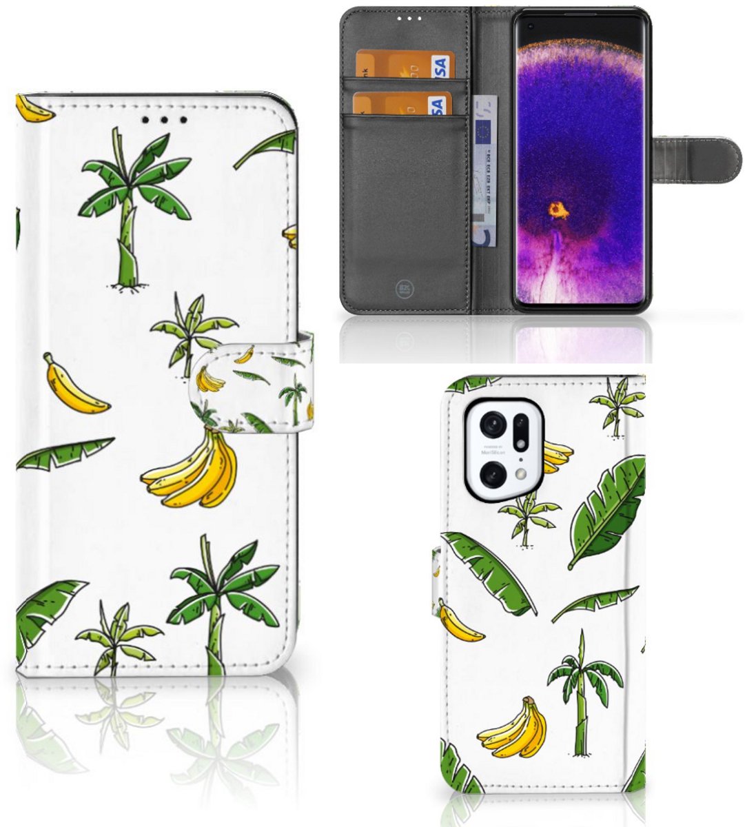 OPPO Find X5 Pro Hoesje Banana Tree