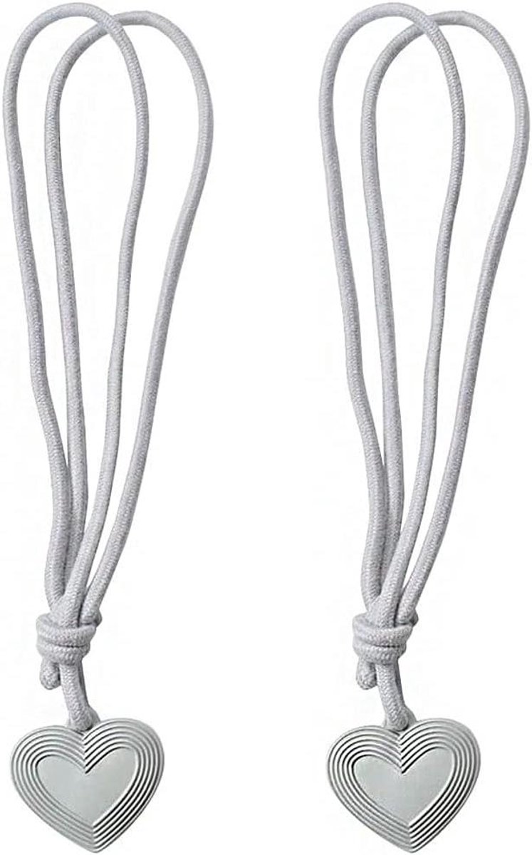 Gordijn Tiebacks Hartvorm - Gordijn Hangers - Woondecoratie - Uniek Hartontwerp - 2 Stuks