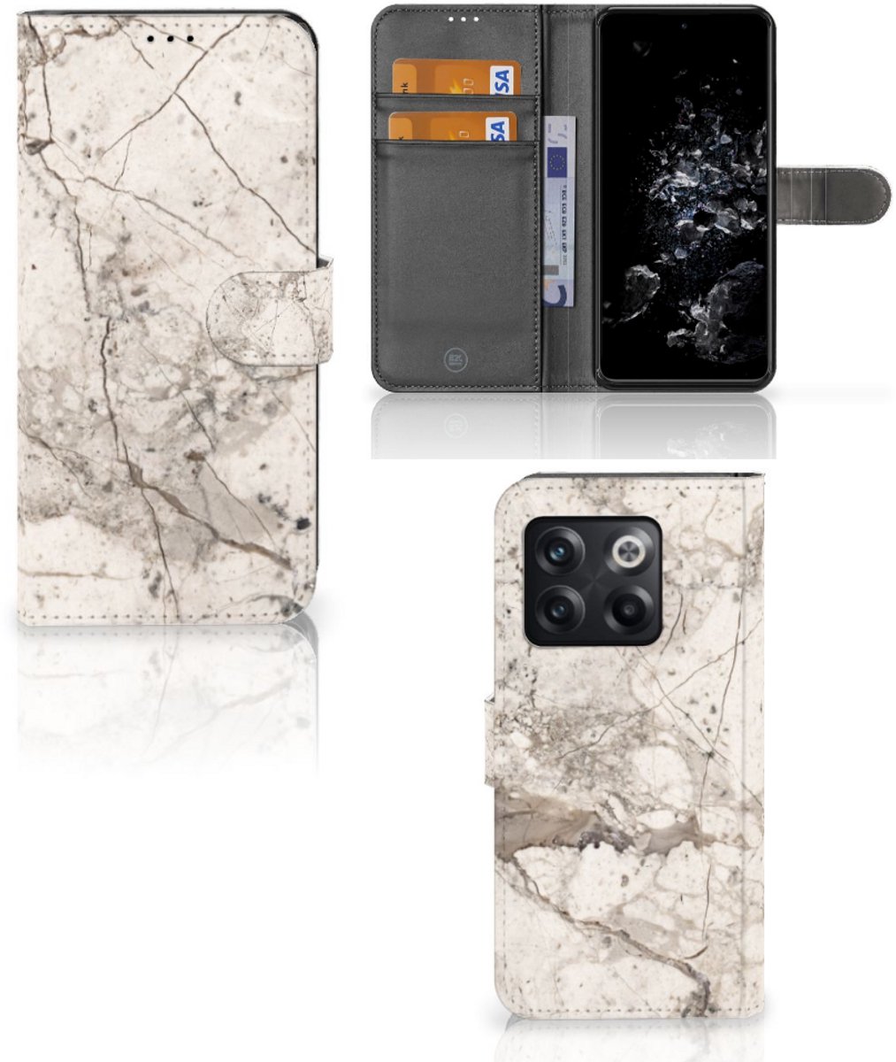 OnePlus 10T Bookcase Marmer Beige