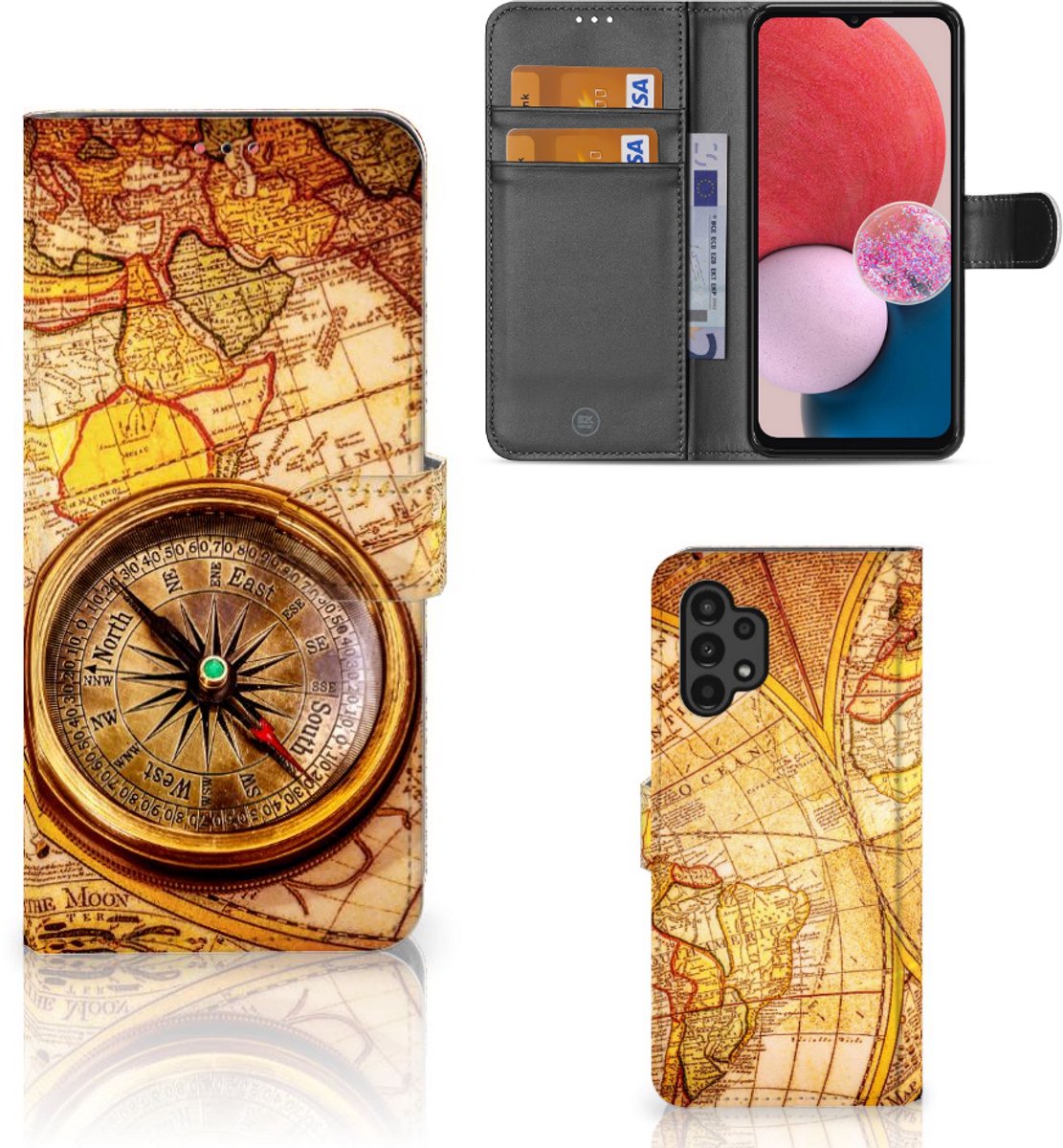 Samsung Galaxy A13 (4G) Flip Cover Kompas