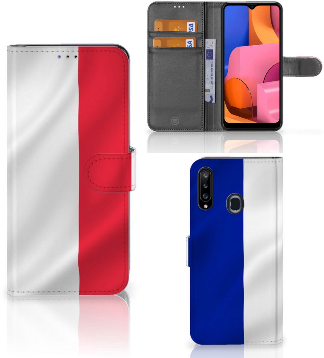 Samsung Galaxy A20s Bookstyle Case Frankrijk