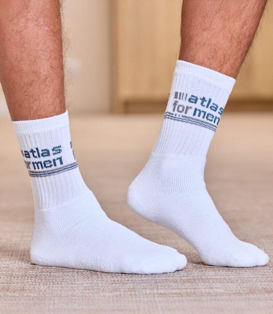 ATLAS FOR MEN - Set van 6 paar sportsokken Atlas For Men - Heren - Verkrijgbaar in grote maten - 39/42