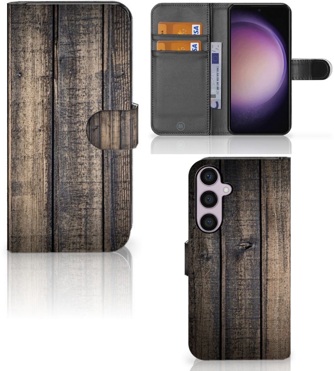 Samsung Galaxy S24 Plus Book Style Case Steigerhout