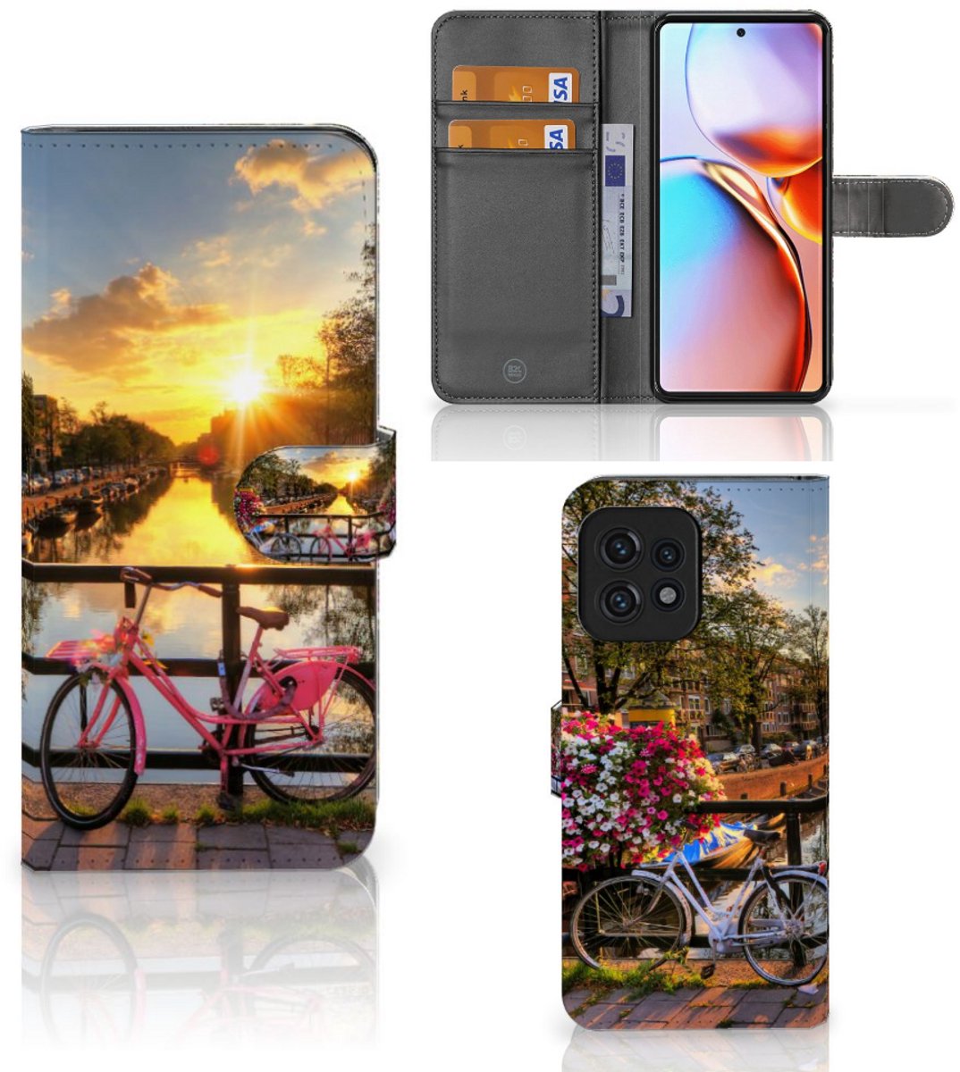 Motorola Edge 40 Pro Flip Cover Amsterdamse Grachten
