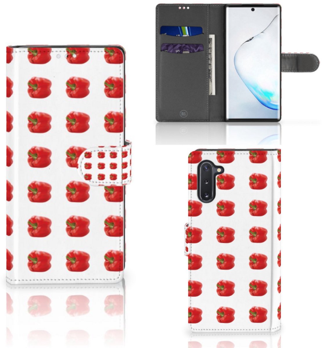 Samsung Galaxy Note 10 Book Cover Paprika Red