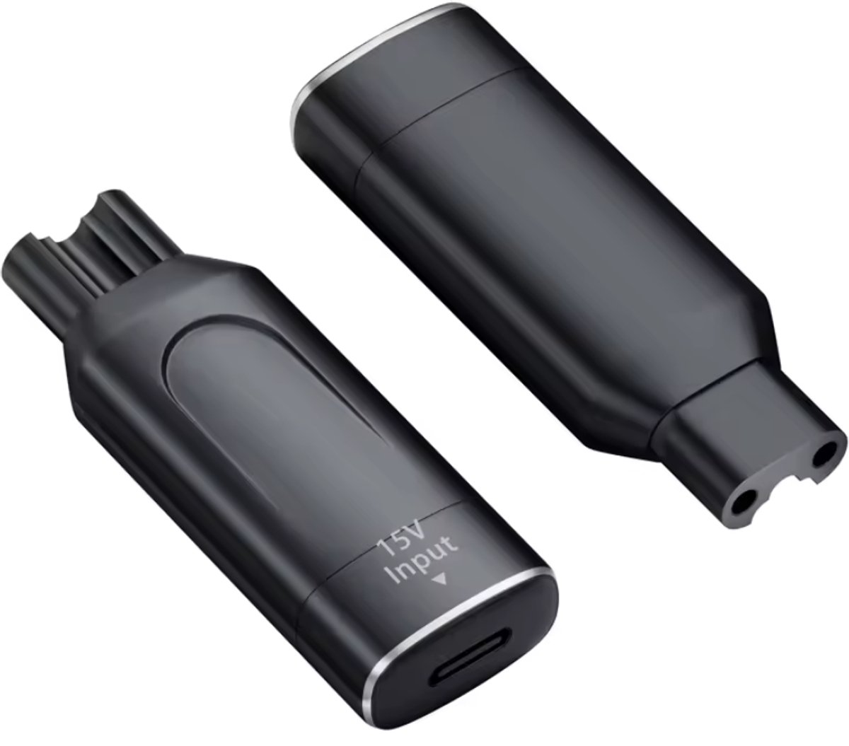 USB-C naar 15V Oplader Adapter Geschikt voor Philips OneBlade - QP2520 / QP2510 / Serie 3000 – Type-C Converter Baardtrimmer
