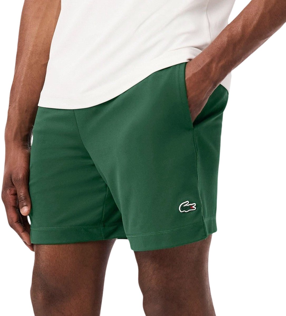 Lacoste Ultra Dry Sport Short Heren Groen