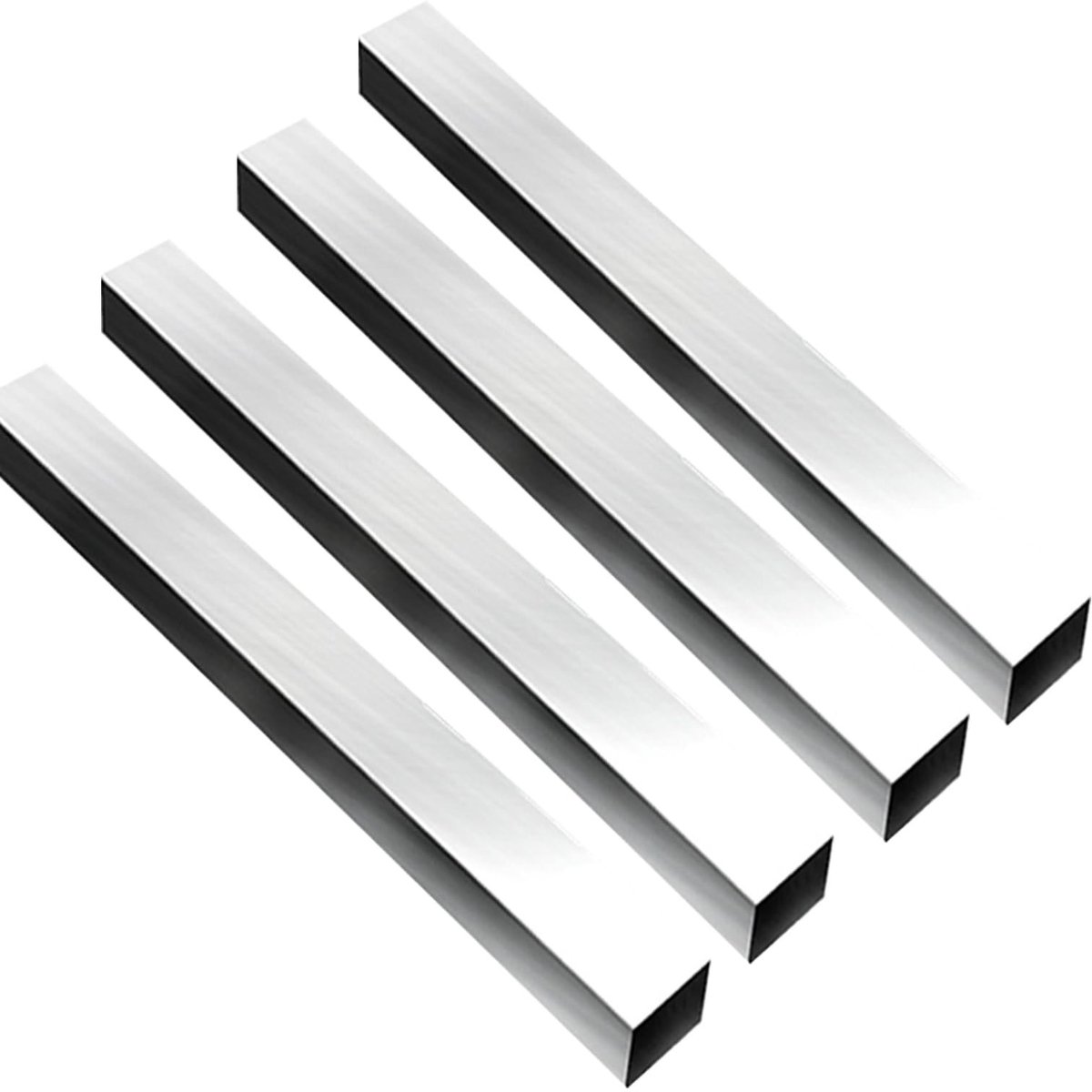 Allecto - frezen - 4 x quick turning steel - Perfect voor precisiebewerking - 5 x 5 x 200 mm - Tool fabricage - Geschikt voor metaalbewerking