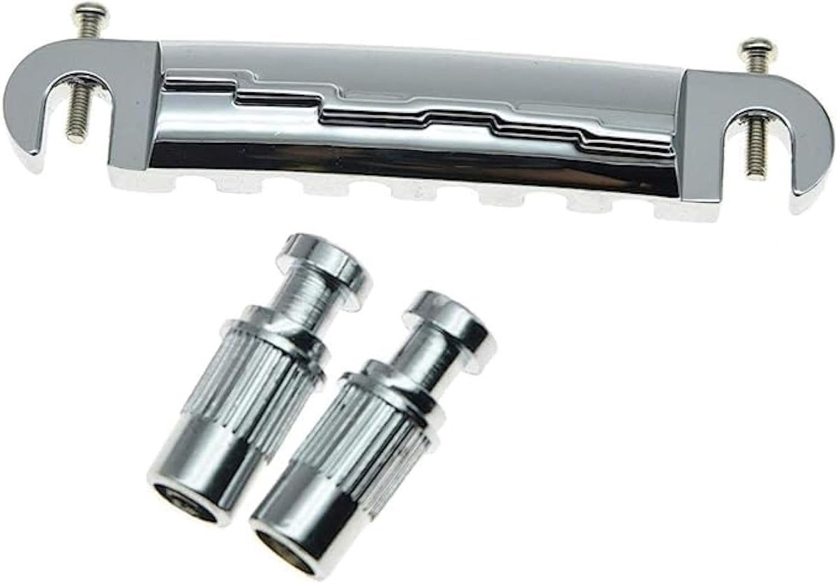 Elektrische Gitaar Wrap Around Bridge Tailpiece voor Les Paul en LP Junior - Versterk Geluid en Stabiliteit