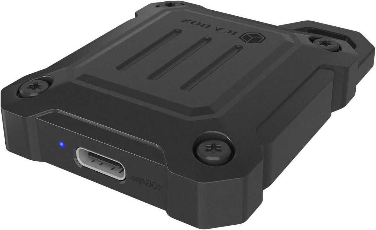 ICY Box (Mini M.2 NVMe SSD-behuizing 2230) USB 3.2 Gen 2 10 Gbit/s, robuuste zinkbehuizing, inclusief warmtegeleidingspad en draaglus, compact outdoor design, IB-1601MP-CU31
