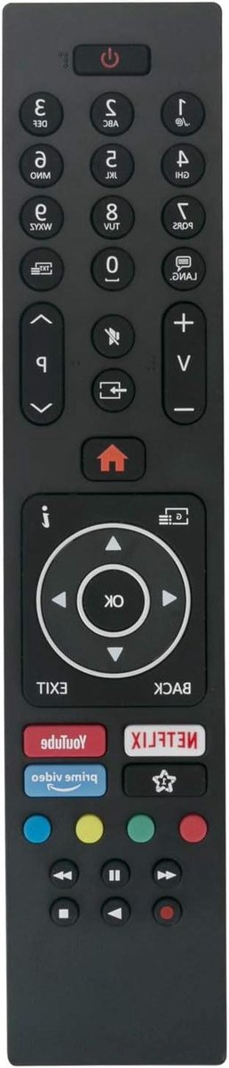RC43135P RM-C3245 VINABTY Vervangen afstandsbediening Geschikt voor JVC Hanseatic LED Smart TV 50H500UDS SRC-4311 30108042