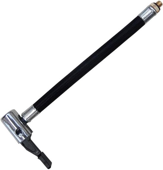 Compressor Adapter Set - Luchtkoppeling Bandenpomp - Banden Snel Oppompen - Met Vergrendelbare Chuck - M6 Schroefdraad - Zilverkleurig — afbeelding 4