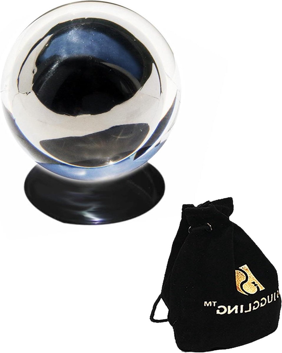Magic Gravity Bal - Jongleerbal Contactbal - Balans Oefenen - Transparant Acryl - 100mm - Transparant