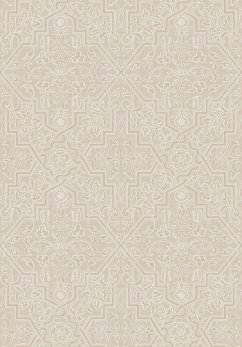 Boråstapeter Vliesbehang 4503 - Anno - Klassiek Beige - 53cm x 10.05m