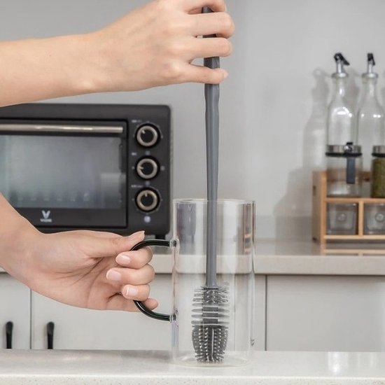 Siliconen Borstel - Keuken - 31 cm - Grijs — afbeelding 3