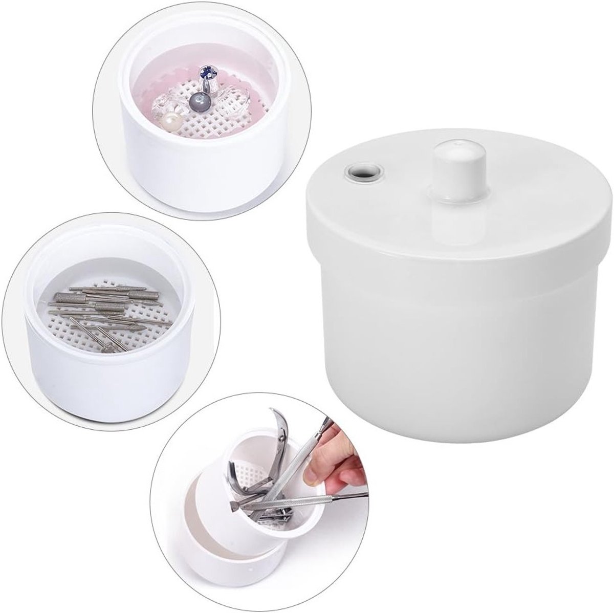 Professionele sterilisator voor manicure tools en nagelkunst, desinfectieapparaat voor haar- en nagelsalons, gemaakt van metaal