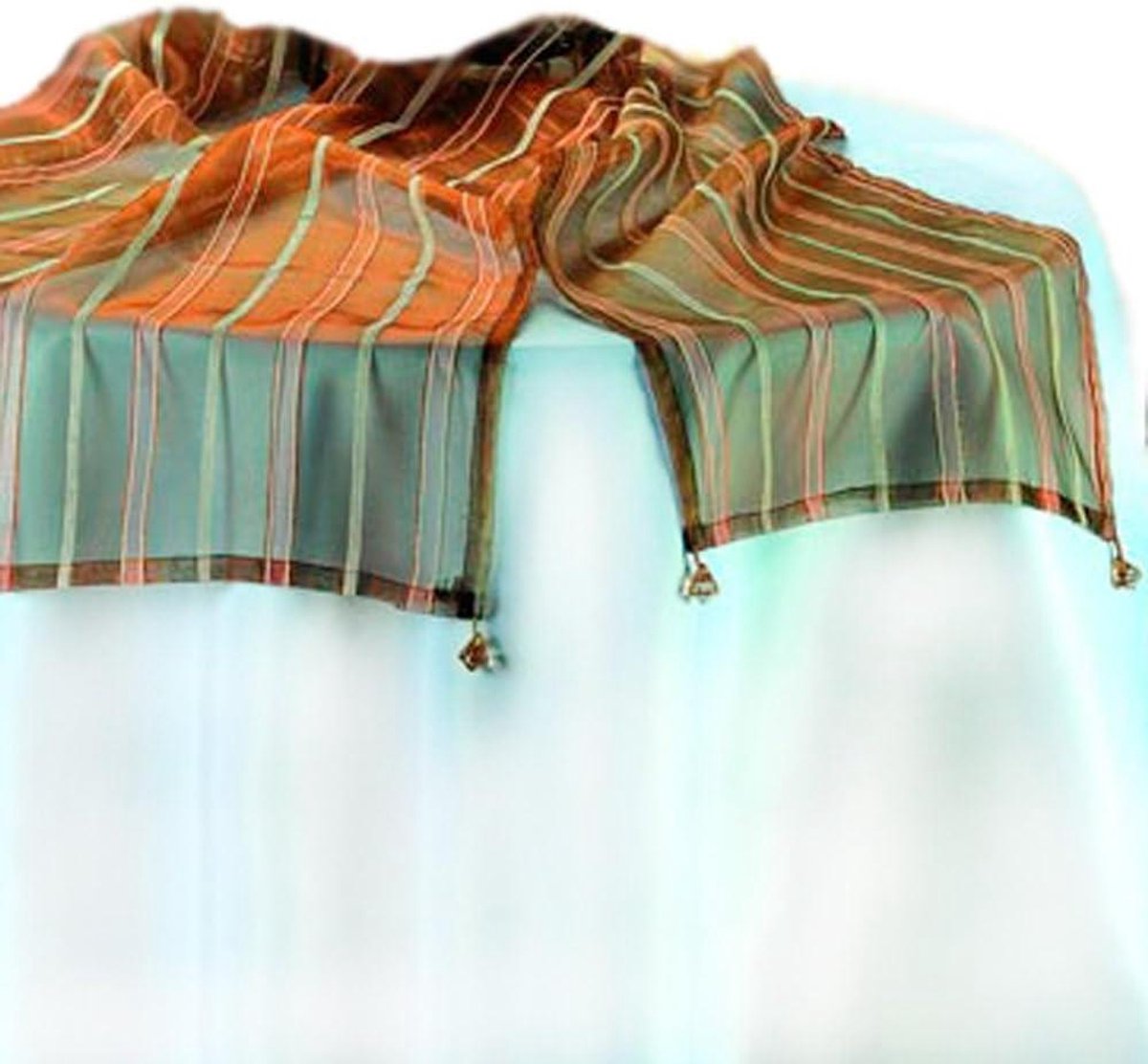 Tafelkleed - Tafelbedekking - Bescherming Tafel - Gestreept Patroon - 140 x 140 cm - Transparant