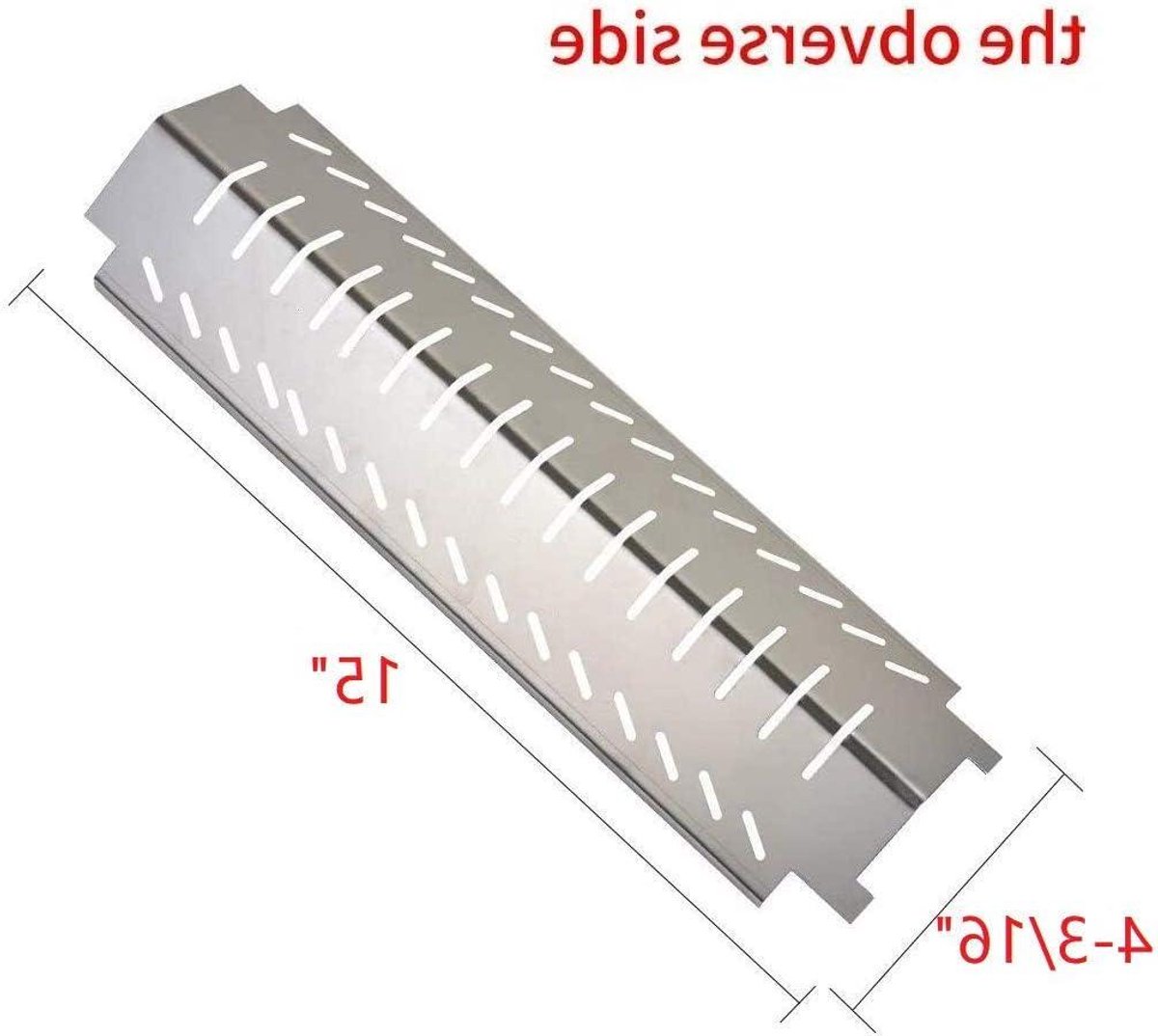Warmteplaat Grill - Grillplaat Schild - Barbecue Onderhoud - Roestvrij Staal - 38 cm - Zilver