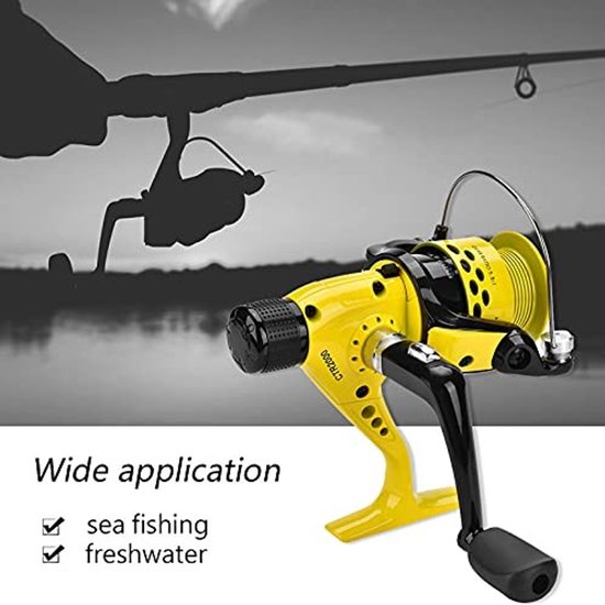 VGEBY1 Baitcasting Fishing Reel - Ambidextrous, Duurzaam en Krachtig voor Zoet- en Zoutwater — afbeelding 4