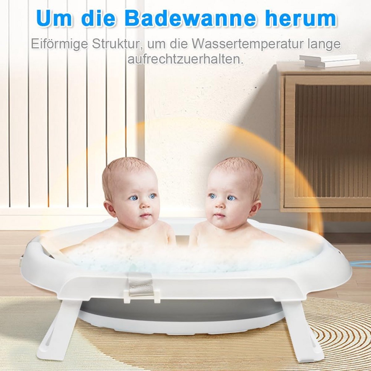 Babybadkuip met frame - Opvouwbaar babybad thumbnail 2