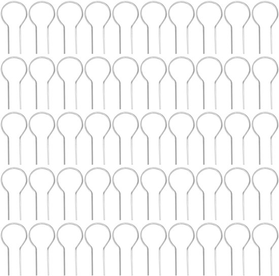 Foto: Dailygoods framehouderhaken 100 stuks gereedschap voor keramiek diy gereedschap duurzaam metaal zilverkleurig geschikt voor sieraden keramiekhaken