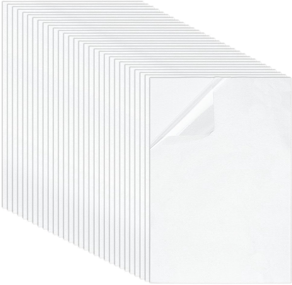 Dailygoods- Plakband 30 stuks - 30 x 20 cm - Kunststof - Warmteoverdracht - Plakband voor T-shirts - Doe-het-zelf design - Transfer Tape