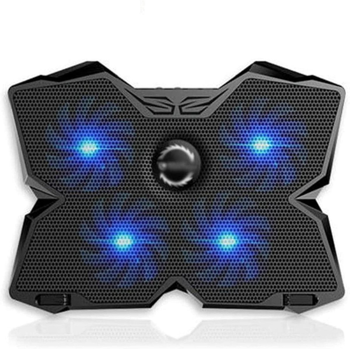Notebook Cool Cooling Pad with 4 Fans Laptop Cooling Pad Adjustable Stands with 2 USB Ports Suitable 12-17 inch Cooler Stand