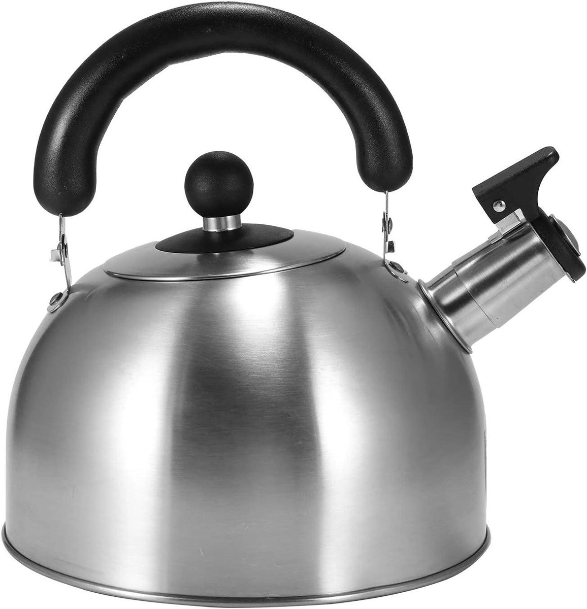 Kookpan met Fluitje Waterkoker RVS Water Koken Automatische Waarschuwing 3 Liter Zilver