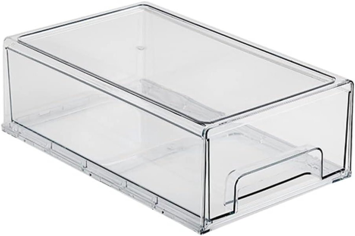 Koelkast Lade - Opbergbak - Keuken Organiseren - Uittrekbaar Ontwerp - 335 x 205 x 11 cm - Transparant