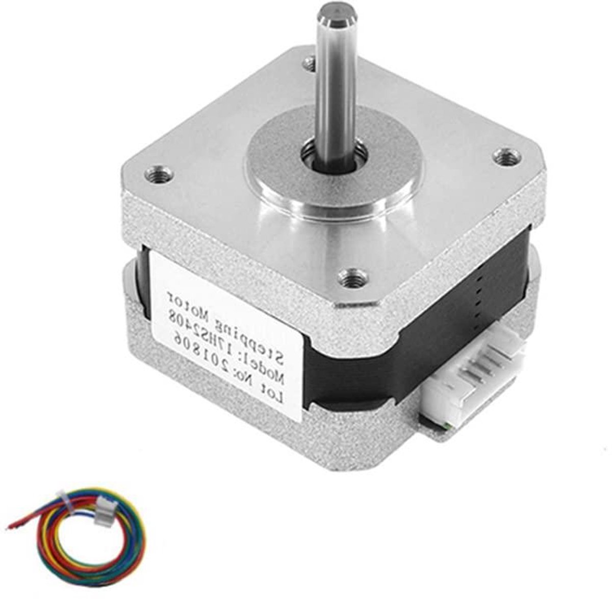 Stappenmotor Motor - 2 Fase Motor - 3D Printer Onderdeel - Stabiele Rotatie - 42 mm - Zwart